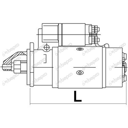STARTER MOTOR 12V - 2,8 kW