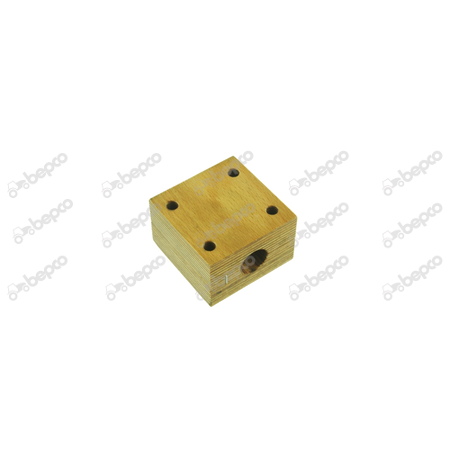 WOOD BEARING Ø 25 MM - 80 X 80 MM