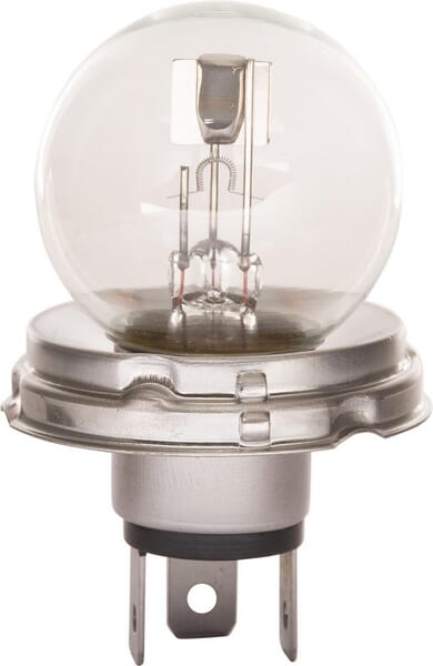 Bec halogen R2 sferă P45t-41 12V 45W/40W alb Philips