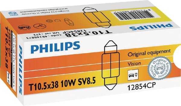 Bec sofit standard C10W SV8.5 12V 10W 115lm Philips