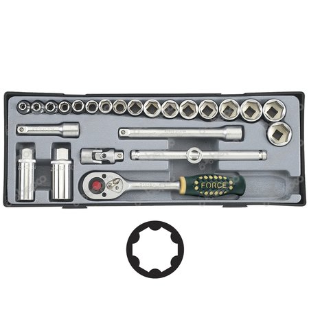3/8'' SOCKET SET (24 PCS)