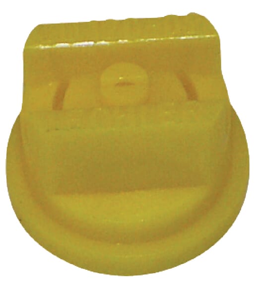 Duză cu jeturi aplatizate LU 120° galbenă plastic