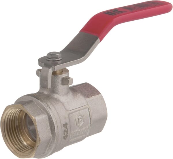 Robinet cu bilă BSP 2x mamă 3/4", mâner oțel inoxidabil