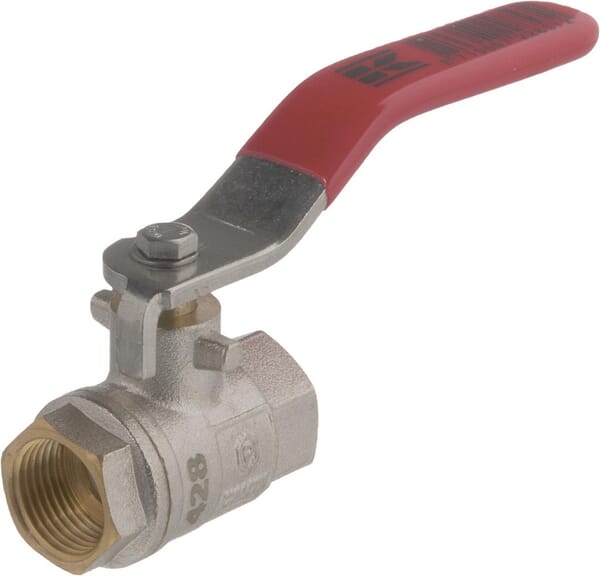 Robinet cu bilă BSP 2x mamă 3/8", mâner oțel inoxidabil