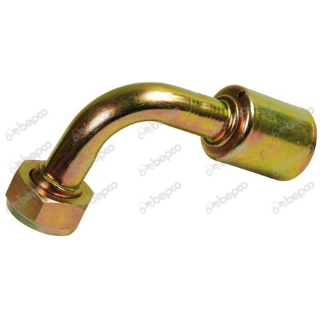 FEMALE CONNECTOR ROTALOCK 90° STEEL 