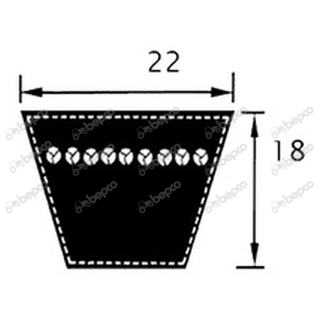 V-BELT SPC - 3350 Lp