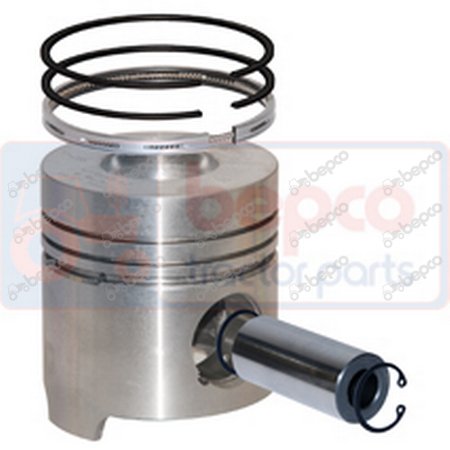 PISTON WITH RINGS Ø 100 mm - STD