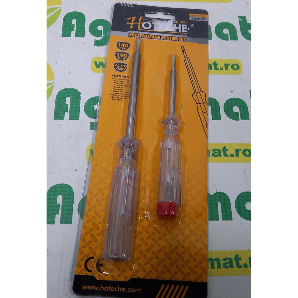 Set 2 Surubelnite Tester Tensiune 100-250V