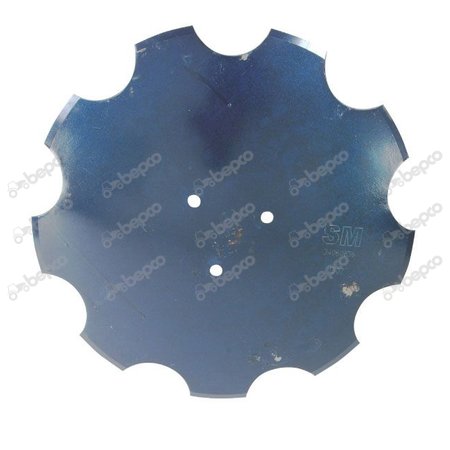 DISC SERRATED 46 x 4 WITH 3 HOLES Ø 12.5