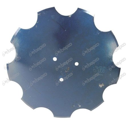 DISC SERRATED 46 x 6 WITH 3 HOLES Ø 12.5