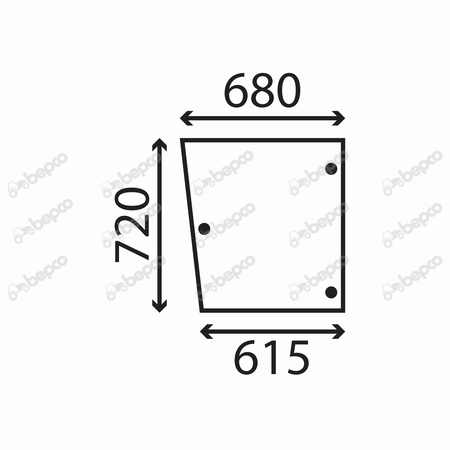 OPENING SIDE WINDOW FLAT - TINTED