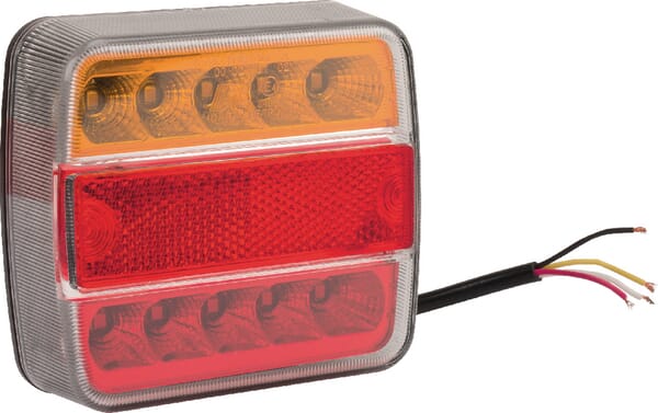 Lampă spate LED pătrată 12-24V 100x40x100mm gopart