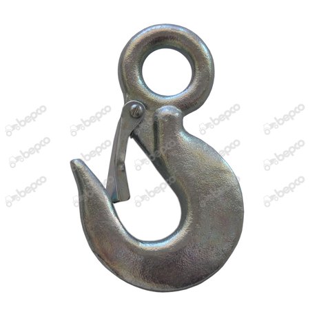LIFTING HOOK WITH SAFETY LATCH Ø 19 MM - 1000 KG CAPACITY