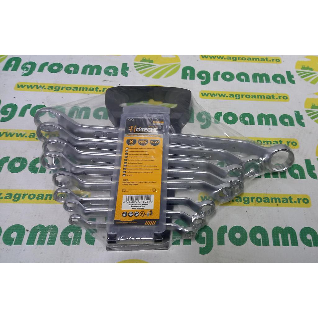 Set 8 Chei Inelare Cotite 6-22mm