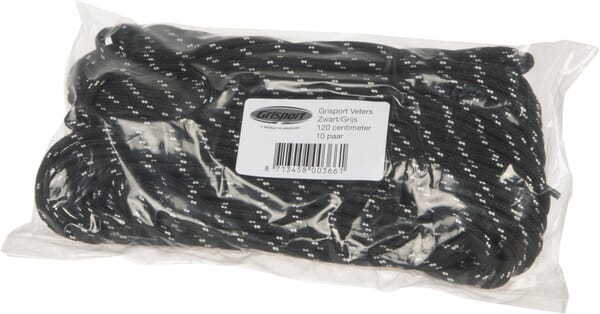 Șireturi 120cm negru/gri 10 perechi Grisport