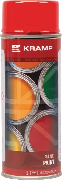 Spray vopsea roșie trafic RAL 3020 400ml