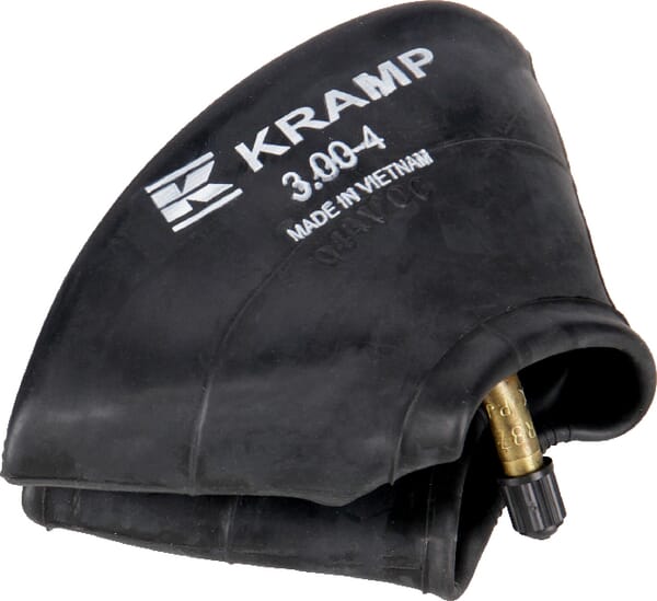 Cameră anvelopă pentru jantă diametru 4" 3.00-4 / 4.00-4 cu valvă curbată 90° TR87 Kramp