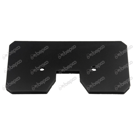 RUBBER PADDLE L 200 X 100 MM - DEPTH FOR CHAIN 40 X 40 MM