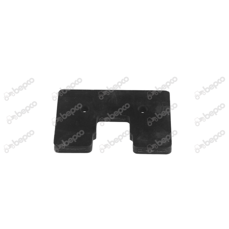 RUBBER PADDLE L 116 X 76 MM - HOLE 9 - E X CISION 33 X 40 MM