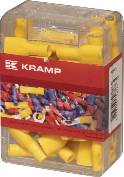 Lamă mamă de capăt, roșie, 4,6-6mm² 9,4x1,2mm (50 buc.), Kramp