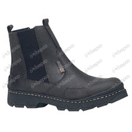 LOGAN HIGH CUT SHOES - LEATHER BROWN - SIZE 41