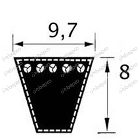 V-BELT SPZ - 812 Lp