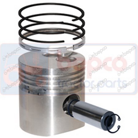 PISTON WITH RINGS Ø 85 mm - STD