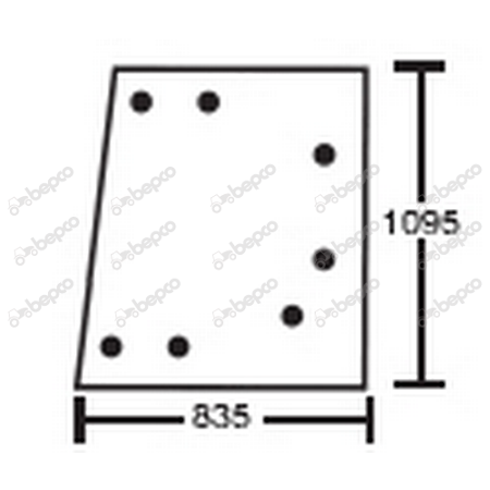 SIDE WINDOW FLAT - NON-TINTED