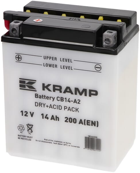 Baterie 12V 14Ah 200A cu pachet acid Kramp