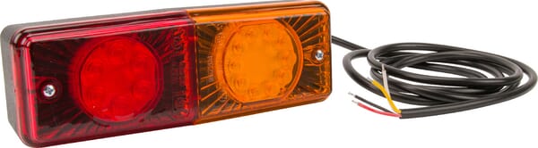 Lampă spate multifuncțională LED dreptunghiulară 12-24V 200x70x60mm Kramp