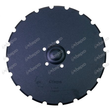 NOTCHED DISC WITH FLAT NECK Ø410X5 5 HOLES Ø12.5