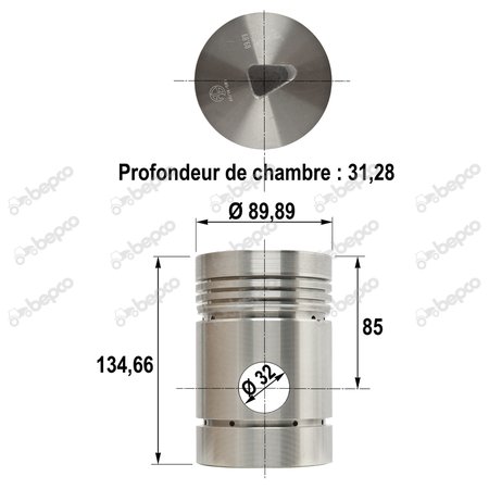 PISTON Ø 89.89 mm - STD