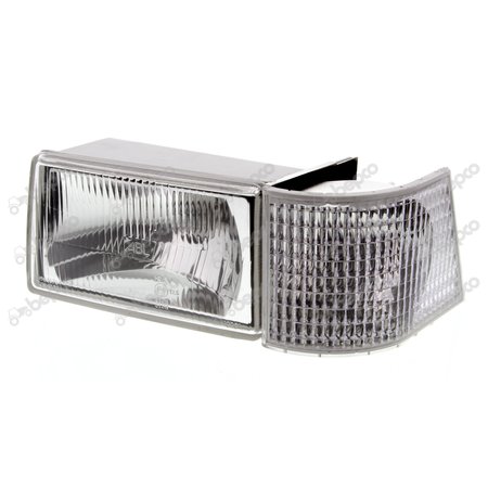 OPTICAL HEADLAMP+SIDELIGHT FRONT - 395 X 105 MM - LH