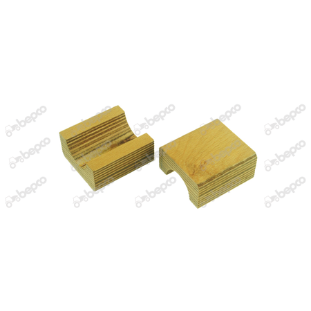 WOOD BEARING Ø 36 MM - 60 X 60 X 60 MM