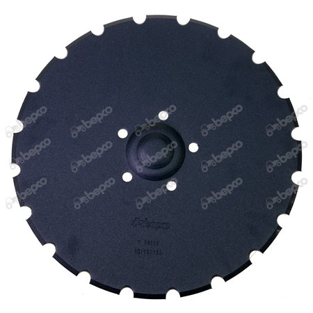 NOTCHED DISC WITH FLAT NECK Ø400X4.5 FLAT 5 HOLES 20 NOTCHES