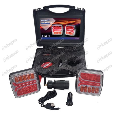 MAGNETIC & WIRELESS TRAILER LIGHT KIT 12V
