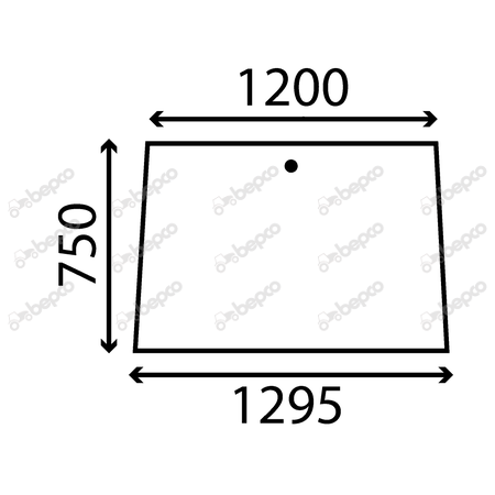 WINDSHIELD FLAT - NON-TINTED