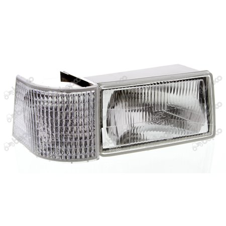 OPTICAL HEADLAMP+SIDELIGHT FRONT - 395 X 105 MM - RH