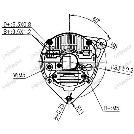 ALTERNATORUL 14V - 55A