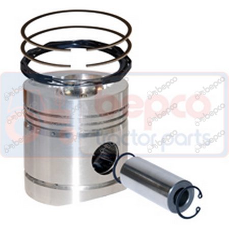 PISTON WITH RINGS Ø 100 mm - STD