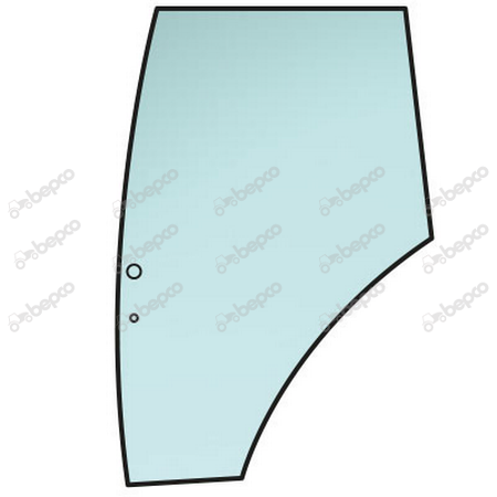 DOOR WINDOW LEFT - CURVED - TINTED