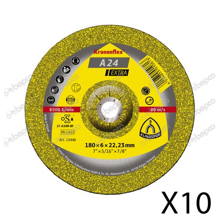 DISC POLIZARE Ø 180 x 22.2 mm - 6.0 mm - 10 BUC
