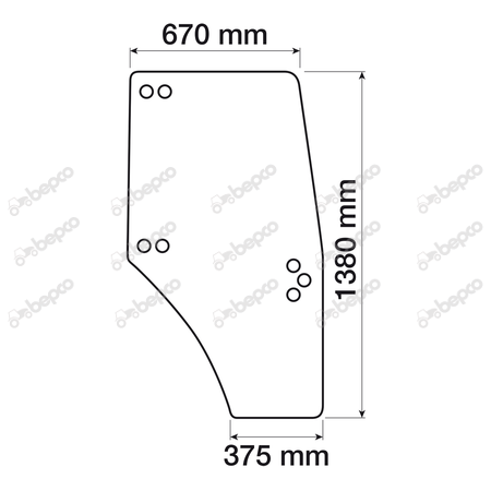 [AMAT1-41594] Portiera Sticla Dr. 0.009.7701.0/50
