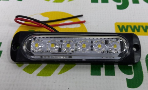 [AMAT1-43805] Lampa Laterala Stroboscopica Alb 12-24V