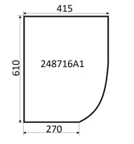 [AMAT1-44148] Geam 1330876C1