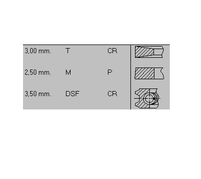 [AMAT1-07641] Set Segmenti Ø91mm