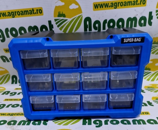 [AMAT1-45217] Cutie Depozitare Albastra , 12 Sertare