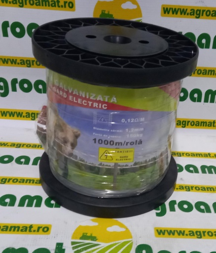[AMAT1-46450] Sarma galvanizata pentru gard electric 1,2mm x 1000m
