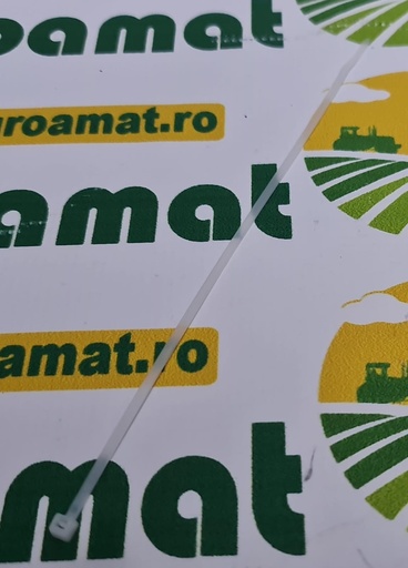 [AMAT1-47672] Colier pentru Cabluri 2,5x200mm alb