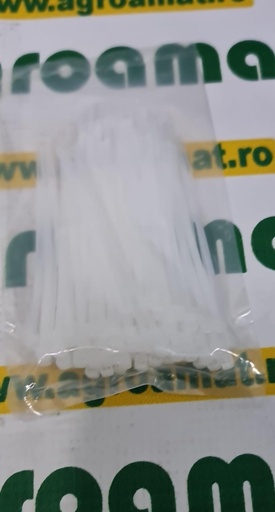 [AMAT1-48475] Colier plastic Alb 100x2.5mm